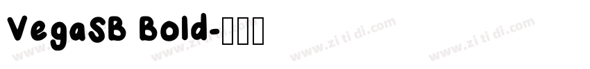 VegaSB Bold字体转换